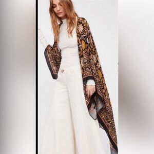 Free People Magic Dance Border Print Duster